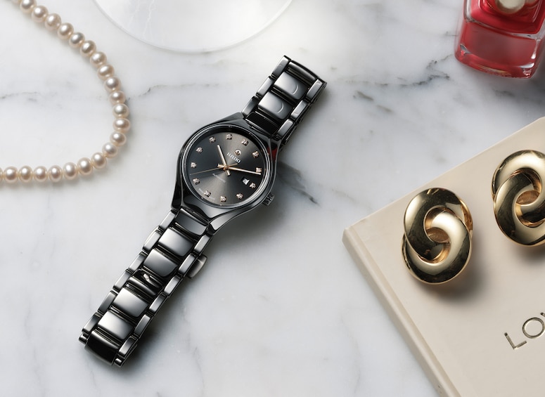 Rado瑞士雷達表True真系列鑲鑽腕錶